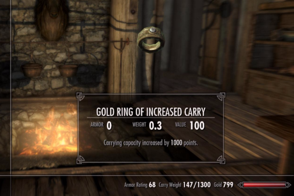 increase carry weight skyrim console